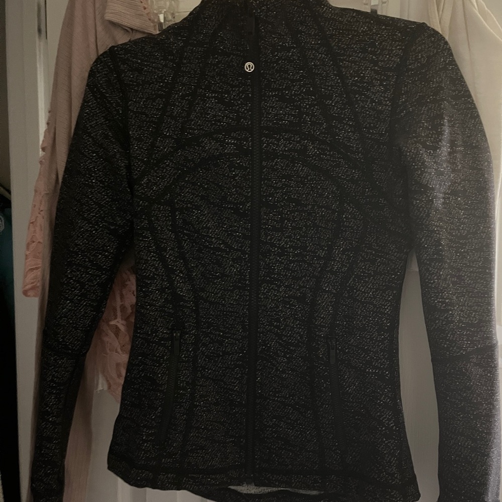 Lululemon Gray Black Define Zip-Up Jacket